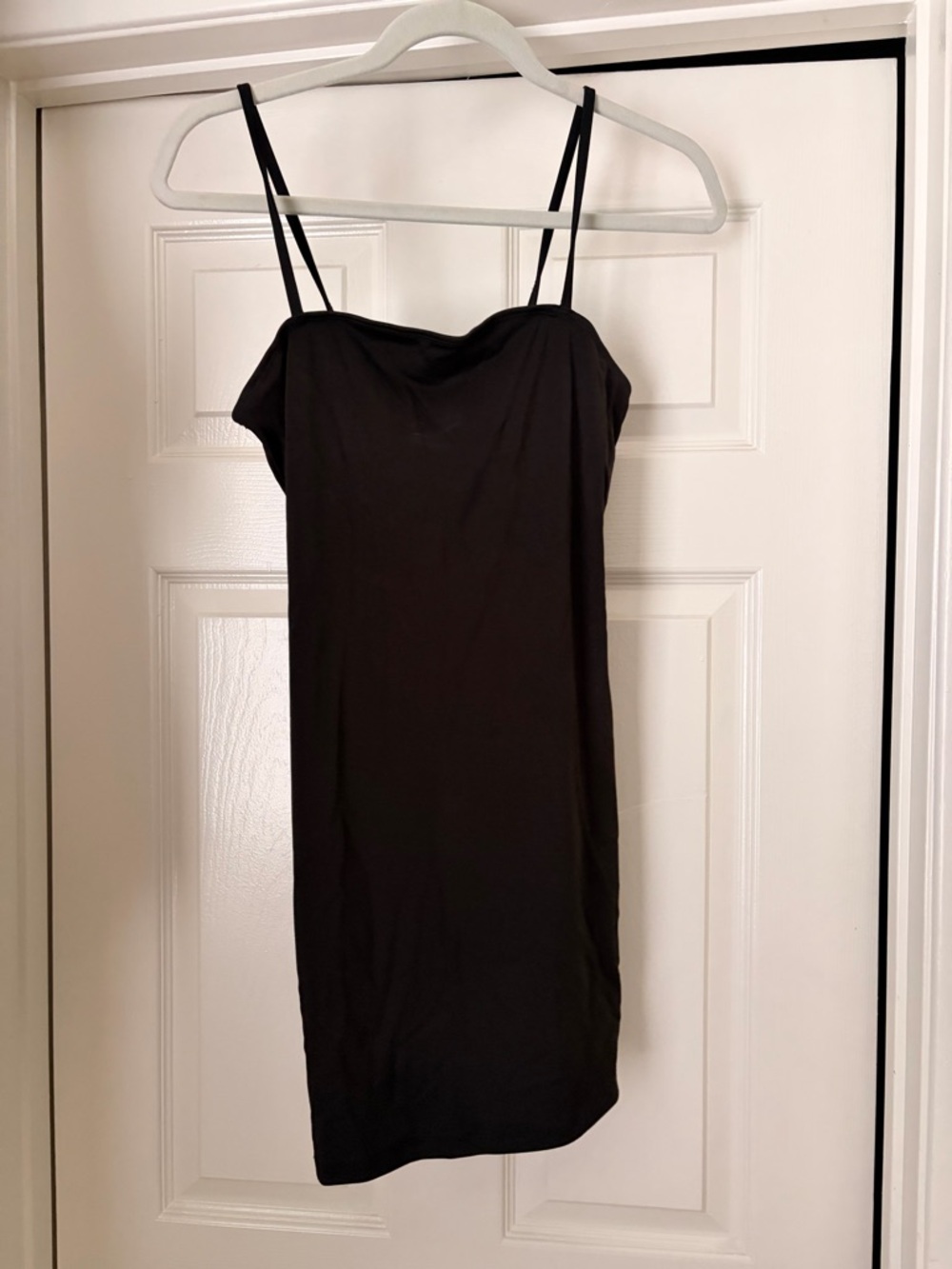Women's Black Spaghetti Strap Dress